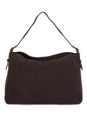 MADE IN INDIA Suede Flap Over Hobo